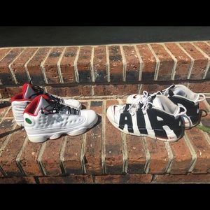 Jordan 13s & Nike Uptempo’s